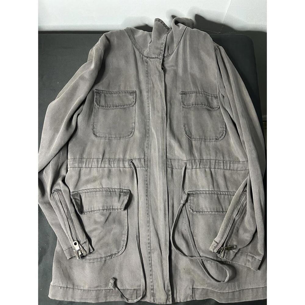 Bella Dahl Tie Waist Jacket, Size Medium Slightly Imperfect See Photos 4 Pocket